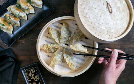 Gyozas de Camarón